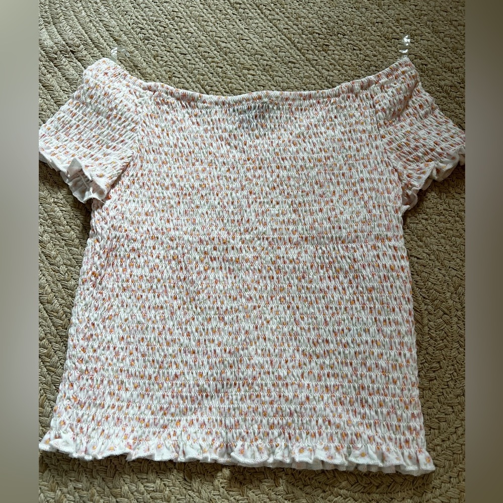 Girls floral Art Class top size M